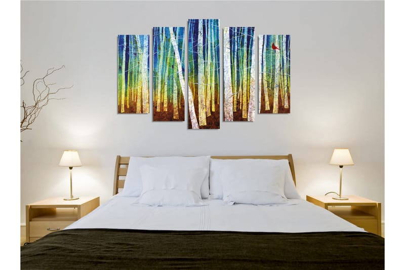 Väggdekor Canvas Målning 5 Delar - Inredning & dekor - Tavlor & konst - Canvastavla