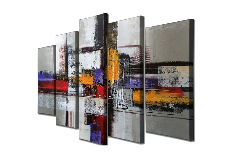 Väggdekor Canvas Målning 5 Delar - Inredning & dekor - Tavlor & konst - Canvastavla