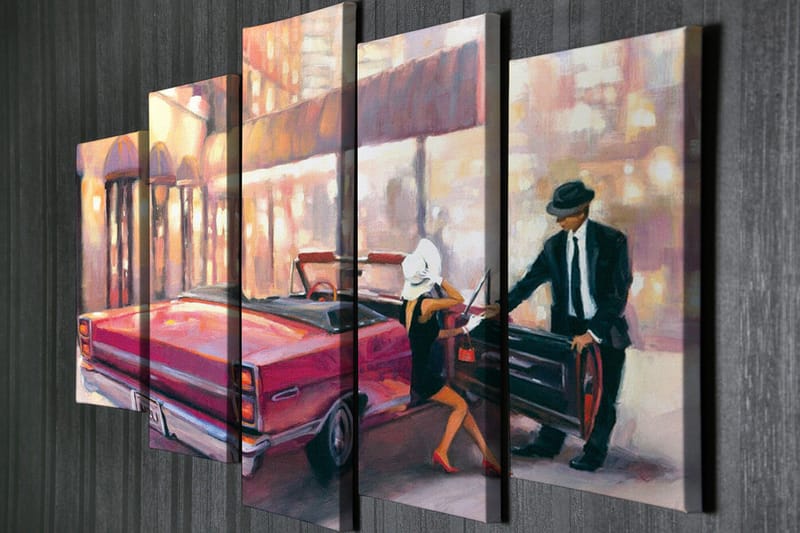 Väggdekor Canvas Målning 5 Delar - Inredning & dekor - Tavlor & konst - Canvastavla