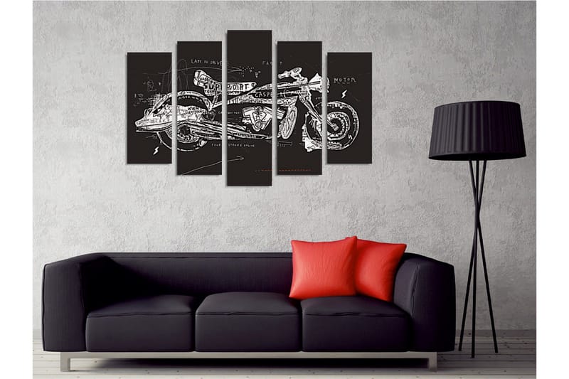 Väggdekor Canvas Målning 5 Delar - Inredning & dekor - Tavlor & konst - Canvastavla