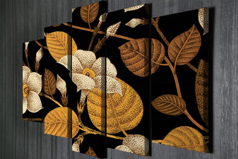 Väggdekor Canvas Målning 5 Delar - Inredning & dekor - Tavlor & konst - Canvastavla