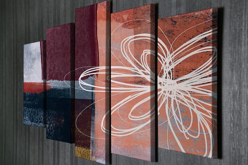 Väggdekor Canvas Målning 5 Delar - Inredning & dekor - Tavlor & konst - Canvastavla