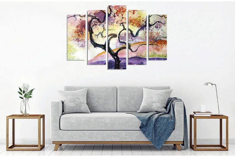 Väggdekor Canvas Målning 5 Delar - Inredning & dekor - Tavlor & konst - Canvastavla