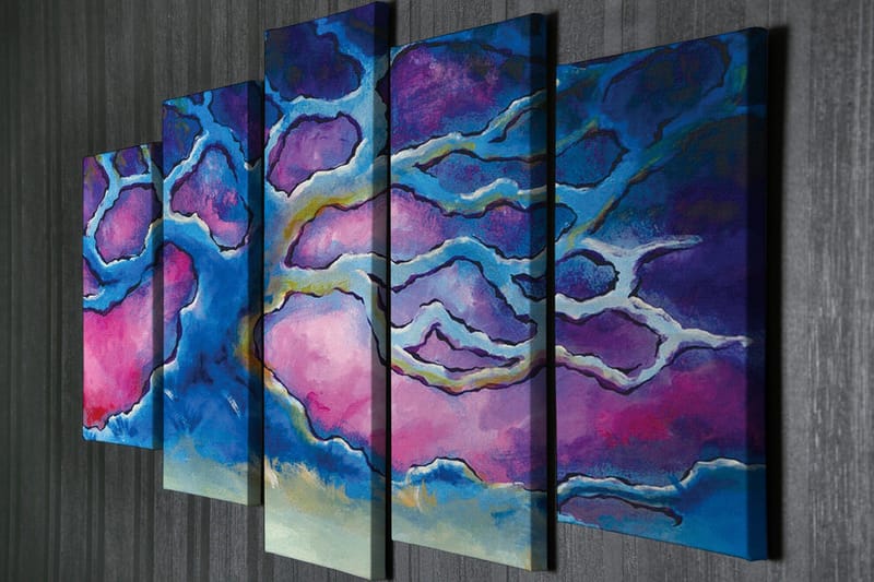 Väggdekor Canvas Målning 5 Delar - Inredning & dekor - Tavlor & konst - Canvastavla
