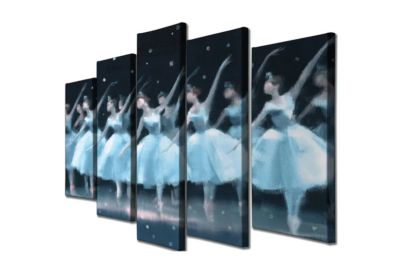 Väggdekor Canvas Målning 5 Delar