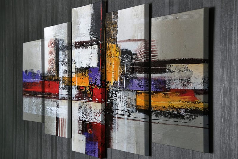 Väggdekor Canvas Målning 5 Delar - Inredning & dekor - Tavlor & konst - Canvastavla