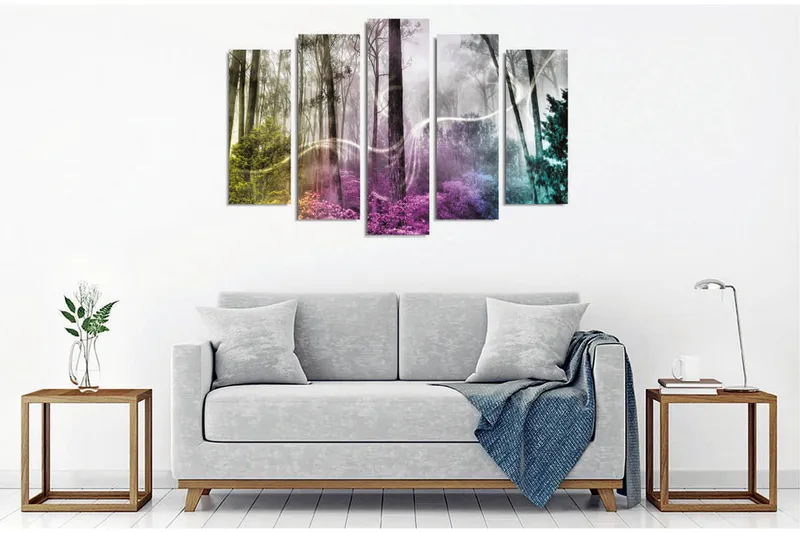 Väggdekor Canvas Målning 5 Delar - Inredning & dekor - Tavlor & konst - Canvastavla