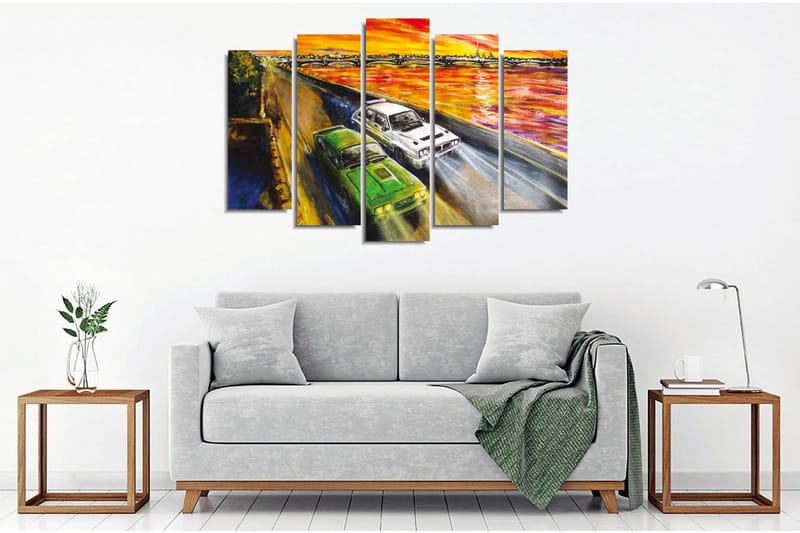 Väggdekor Canvas Målning 5 Delar - Inredning & dekor - Tavlor & konst - Canvastavla