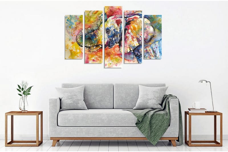 Väggdekor Canvas Målning 5 Delar - Inredning & dekor - Tavlor & konst - Canvastavla