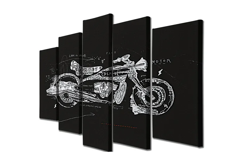 Väggdekor Canvas Målning 5 Delar