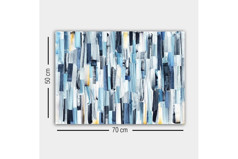Väggdekor Canvastavla Bract Abstract 70x50 cm - Inredning & dekor - Tavlor & konst - Canvastavla
