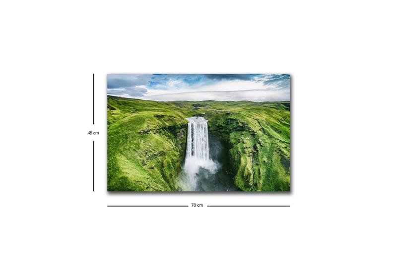 Väggdekor LED-belysning Canvas Målning - Inredning & dekor - Tavlor & konst - Canvastavla