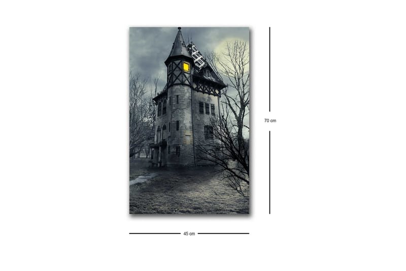 Väggdekor LED-belysning Canvas Målning - Inredning & dekor - Tavlor & konst - Canvastavla