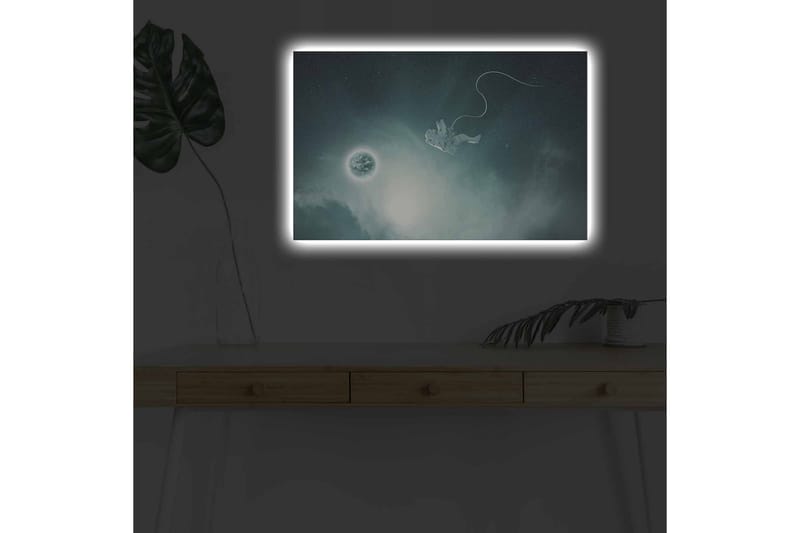 Väggdekor LED-belysning Canvas Målning - Inredning & dekor - Tavlor & konst - Canvastavla