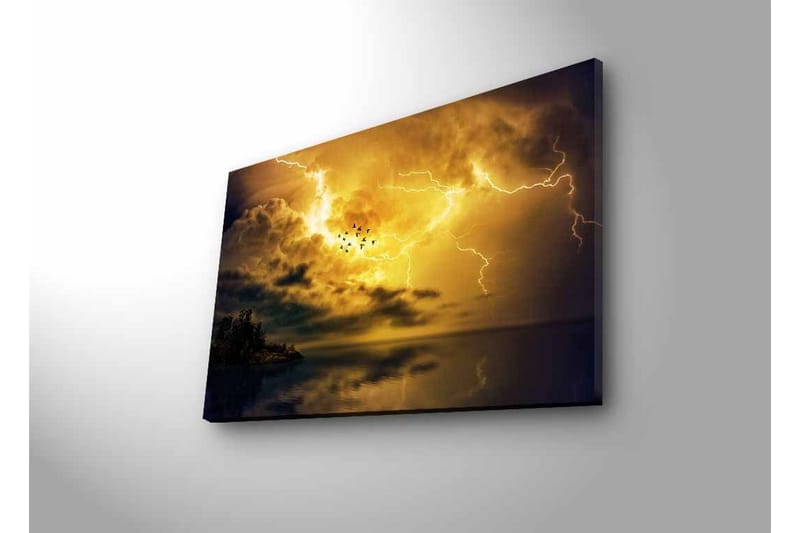 Väggdekor LED-belysning Canvas Målning - Inredning & dekor - Tavlor & konst - Canvastavla