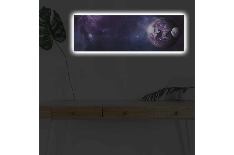 Väggdekor LED-belysning Canvas Målning - Inredning & dekor - Tavlor & konst - Canvastavla