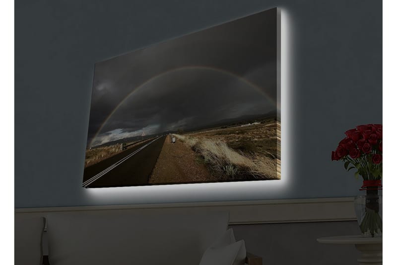 Väggdekor LED-belysning Canvas Målning - Inredning & dekor - Tavlor & konst - Canvastavla