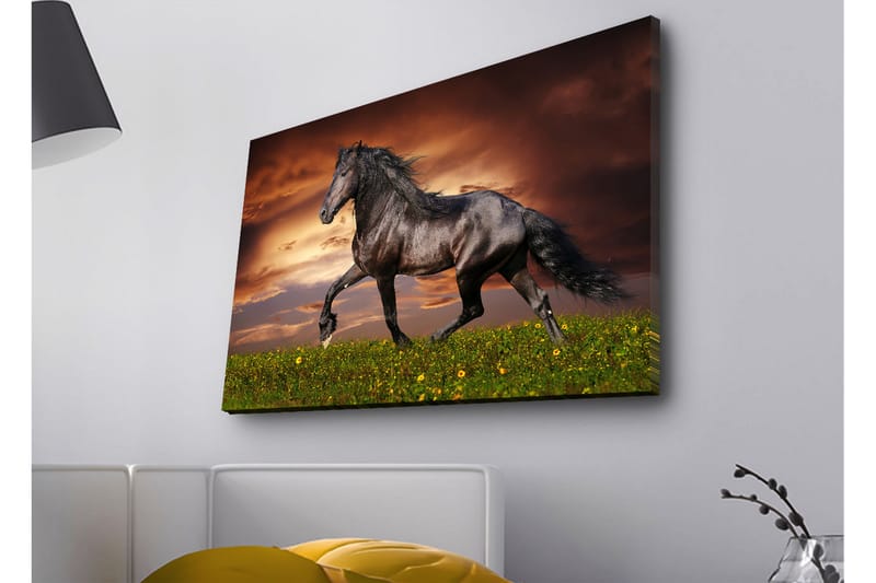 Väggdekor LED-belysning Canvas Målning - Inredning & dekor - Tavlor & konst - Canvastavla