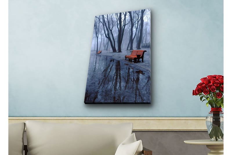 Väggdekor LED-belysning Canvas Målning - Inredning & dekor - Tavlor & konst - Canvastavla