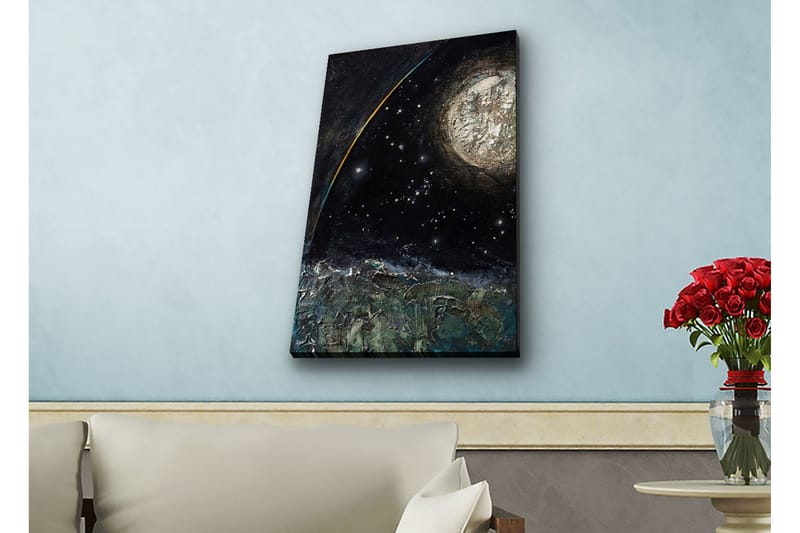 Väggdekor LED-belysning Canvas Målning - Inredning & dekor - Tavlor & konst - Canvastavla
