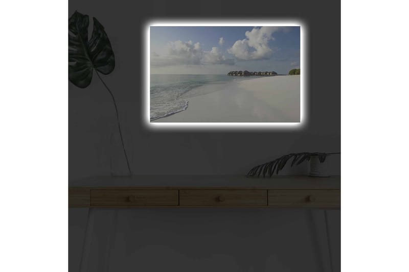 Väggdekor LED-belysning Canvas Målning - Inredning & dekor - Tavlor & konst - Canvastavla