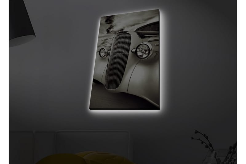 Väggdekor LED-belysning Canvas Målning - Inredning & dekor - Tavlor & konst - Canvastavla