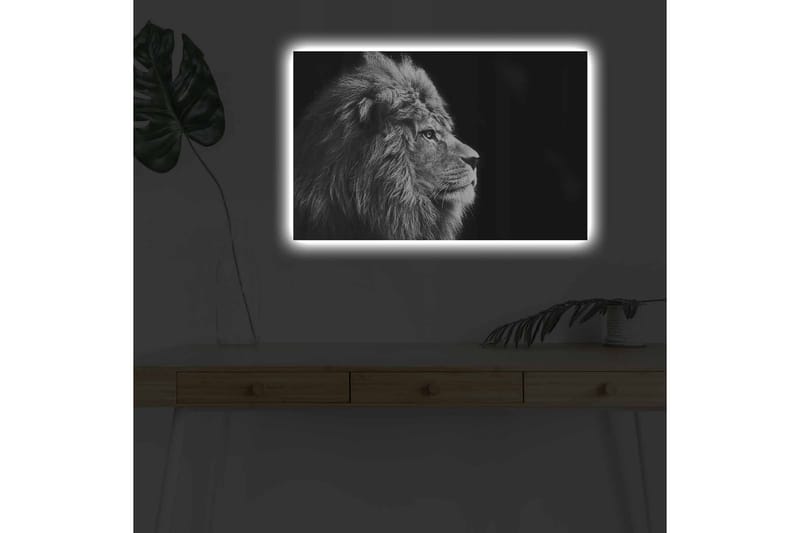 Väggdekor LED-belysning Canvas Målning - Inredning & dekor - Tavlor & konst - Canvastavla