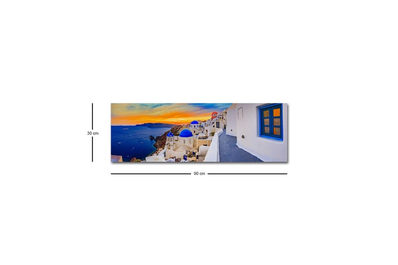 Väggdekor LED-belysning Canvas Målning - Inredning & dekor - Tavlor & konst - Canvastavla