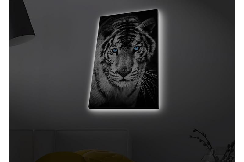 Väggdekor LED-belysning Canvas Målning - Inredning & dekor - Tavlor & konst - Canvastavla