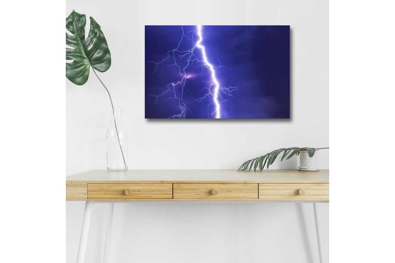 Väggdekor LED-belysning Canvas Målning - Inredning & dekor - Tavlor & konst - Canvastavla
