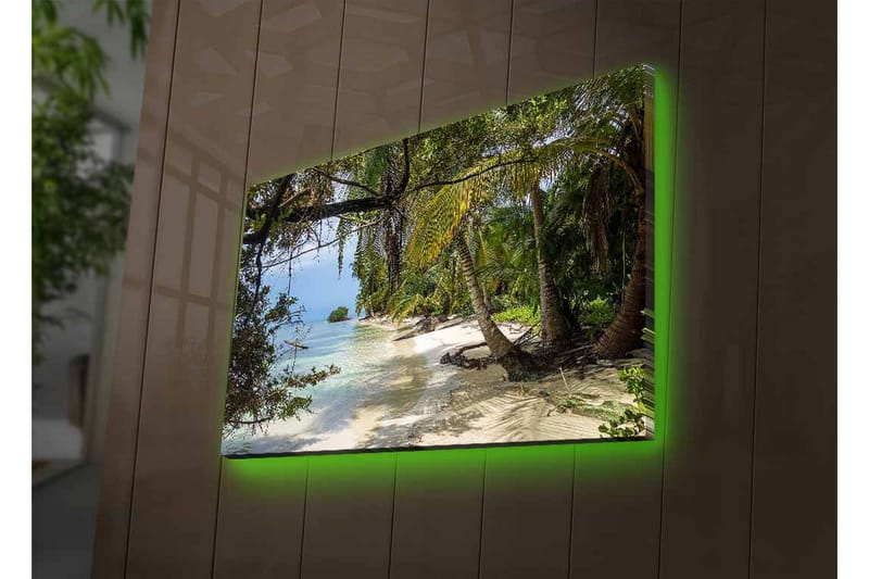 Väggdekor LED-belysning Canvas Målning - Inredning & dekor - Tavlor & konst - Canvastavla
