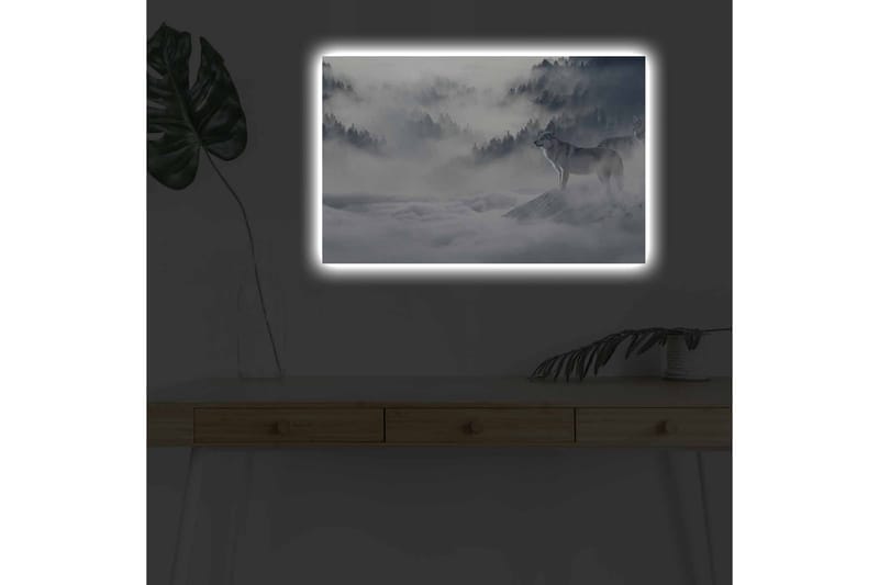Väggdekor LED-belysning Canvas Målning - Inredning & dekor - Tavlor & konst - Canvastavla