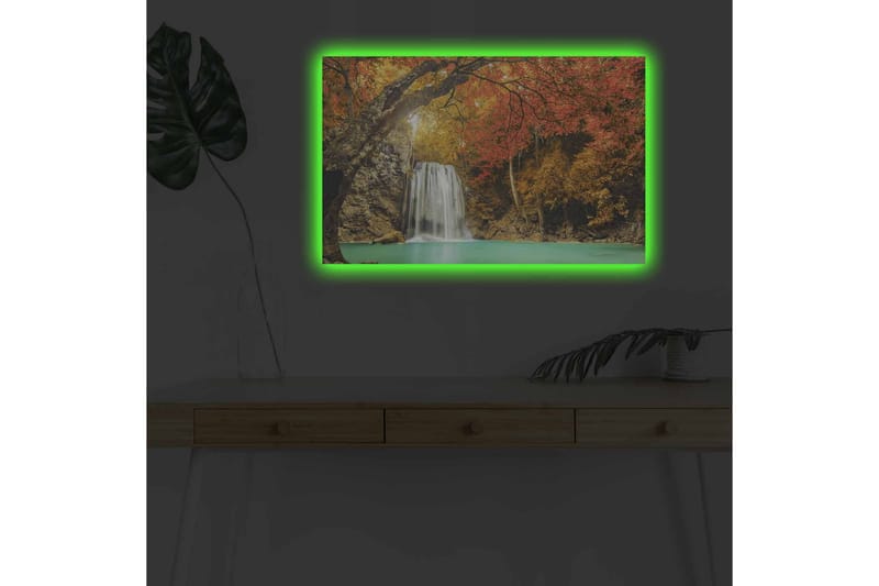 Väggdekor LED-belysning Canvas Målning - Inredning & dekor - Tavlor & konst - Canvastavla