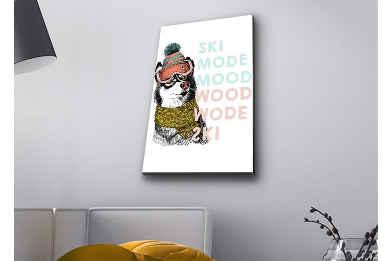 Väggdekor LED-belysning Canvas Målning - Inredning & dekor - Tavlor & konst - Canvastavla