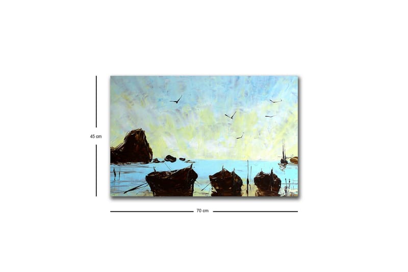 Väggdekor LED-belysning Canvas Målning - Inredning & dekor - Tavlor & konst - Canvastavla