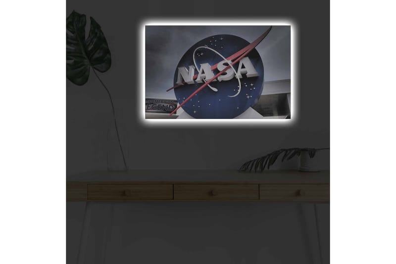Väggdekor LED-belysning Canvas Målning - Inredning & dekor - Tavlor & konst - Canvastavla