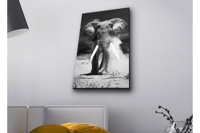 Väggdekor LED-belysning Canvas Målning - Inredning & dekor - Tavlor & konst - Canvastavla