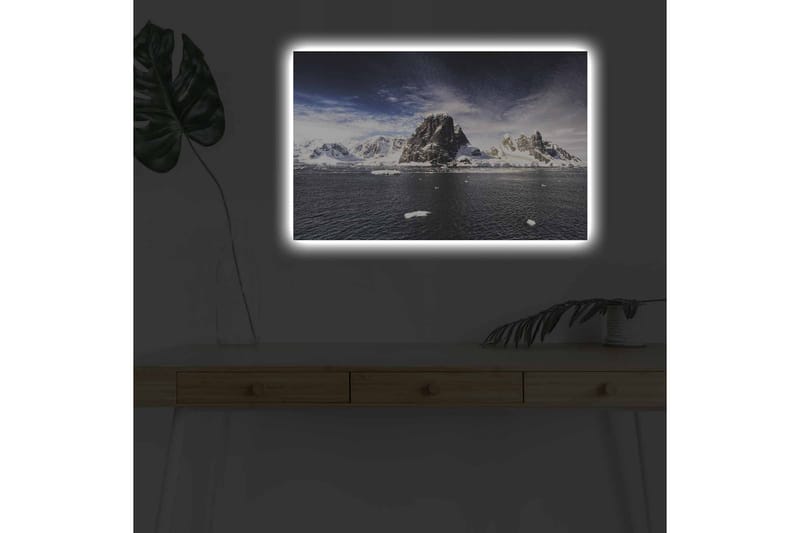 Väggdekor LED-belysning Canvas Målning - Inredning & dekor - Tavlor & konst - Canvastavla