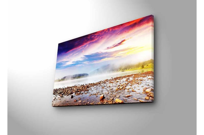 Väggdekor LED-belysning Canvas Målning - Inredning & dekor - Tavlor & konst - Canvastavla