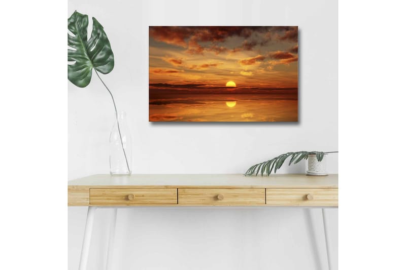 Väggdekor LED-belysning Canvas Målning - Inredning & dekor - Tavlor & konst - Canvastavla