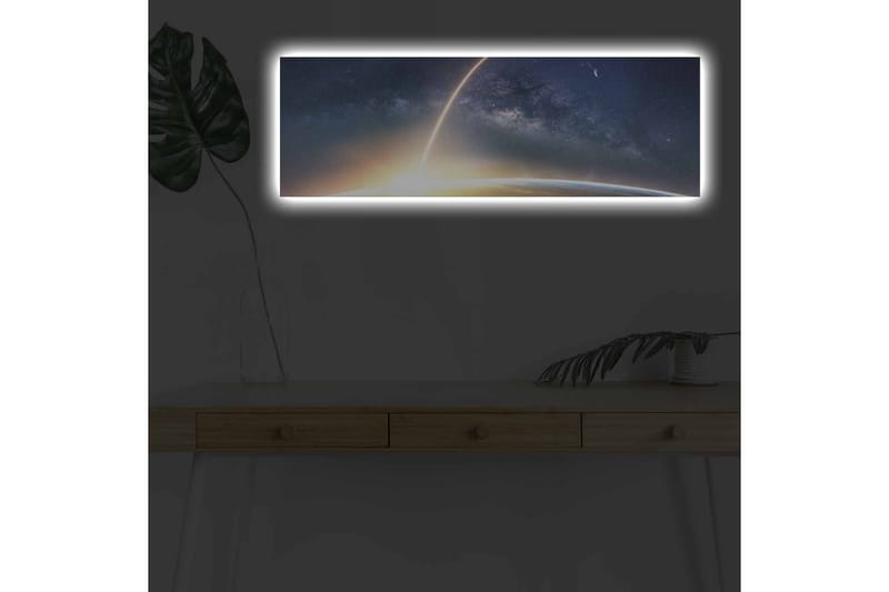 Väggdekor LED-belysning Canvas Målning - Inredning & dekor - Tavlor & konst - Canvastavla