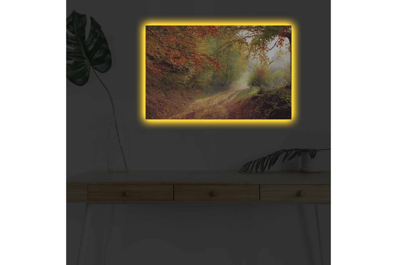 Väggdekor LED-belysning Canvas Målning - Inredning & dekor - Tavlor & konst - Canvastavla