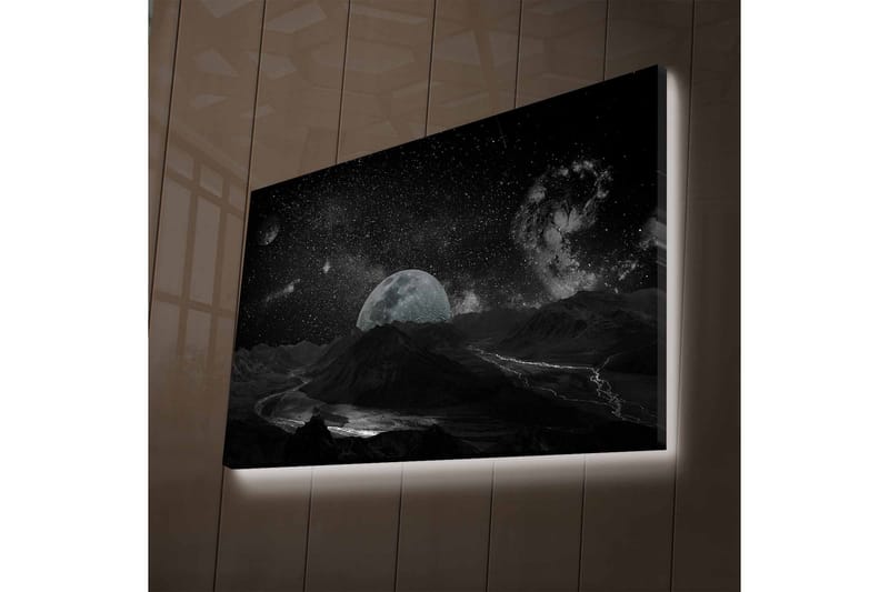 Väggdekor LED-belysning Canvas Målning - Inredning & dekor - Tavlor & konst - Canvastavla