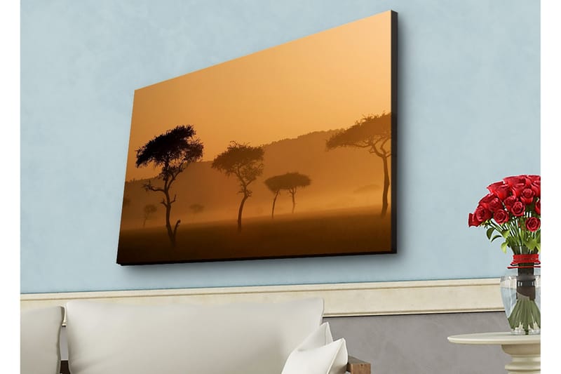 Väggdekor LED-belysning Canvas Målning - Inredning & dekor - Tavlor & konst - Canvastavla