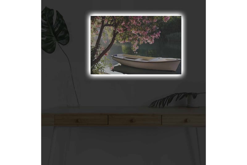 Väggdekor LED-belysning Canvas Målning - Inredning & dekor - Tavlor & konst - Canvastavla