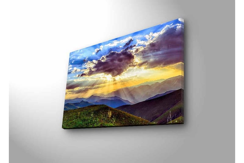 Väggdekor LED-belysning Canvas Målning - Inredning & dekor - Tavlor & konst - Canvastavla