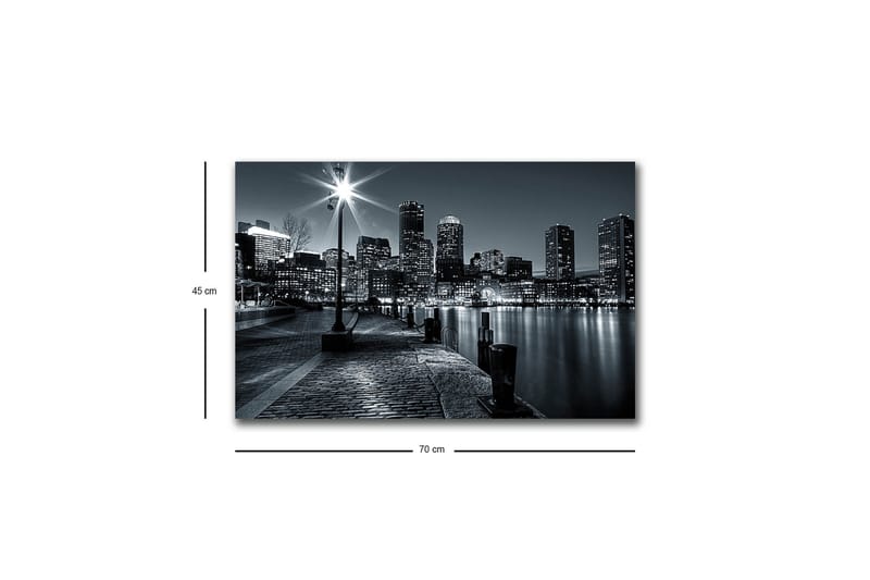 Väggdekor LED-belysning Canvas Målning - Inredning & dekor - Tavlor & konst - Canvastavla