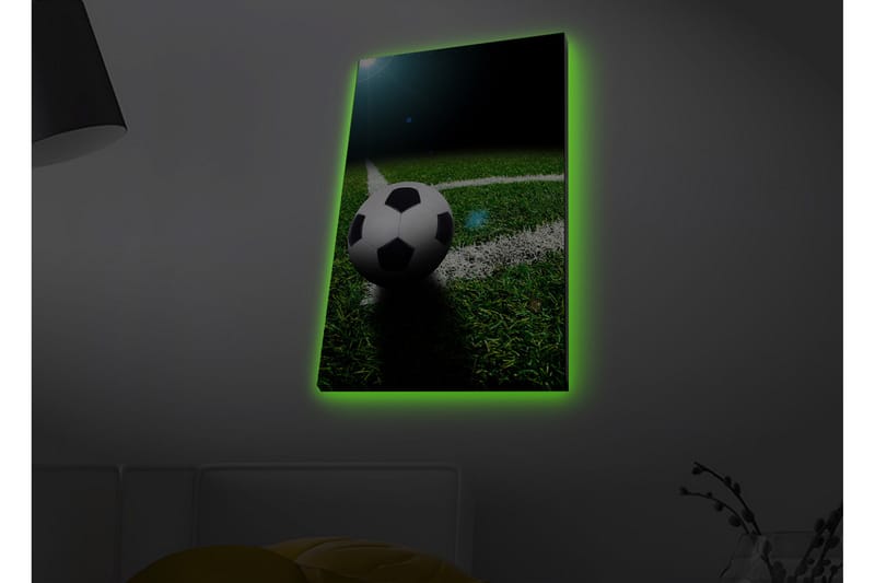 Väggdekor LED-belysning Canvas Målning - Inredning & dekor - Tavlor & konst - Canvastavla