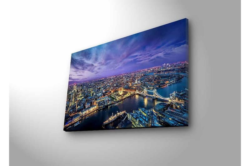 Väggdekor LED-belysning Canvas Målning - Inredning & dekor - Tavlor & konst - Canvastavla