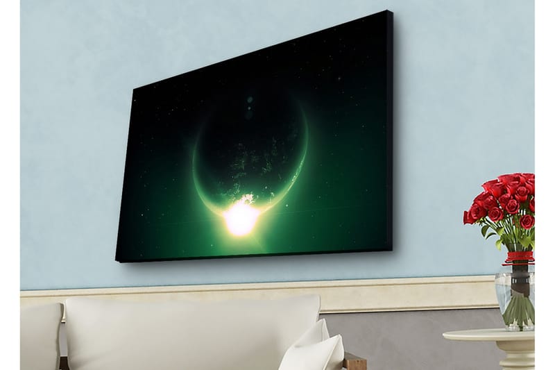 Väggdekor LED-belysning Canvas Målning - Inredning & dekor - Tavlor & konst - Canvastavla